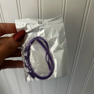 Tibetan String Adjustable Purple Braided Bracelet